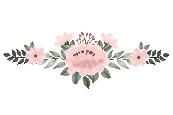 Pink Watercolor Floral Arrangement: A Designer's Review