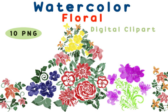 Watercolor Floral Art and Illustrations